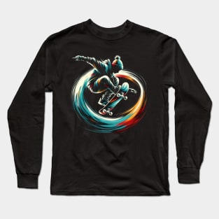 Skater Vortex Long Sleeve T-Shirt